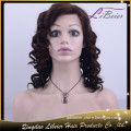 Brazilian makeup brazilian remy virgin human hair half lace wig